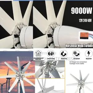 Stop Renting Power: Own Your Power With 9000w 48v Wind Turbine System