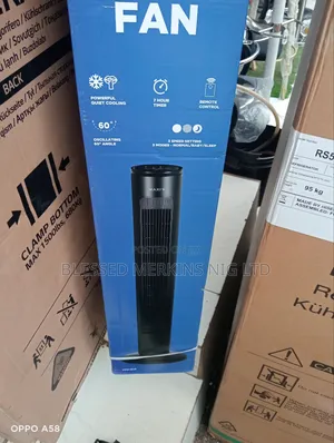 Maxi Tower Fan Powerful Quite Cooling With Remote