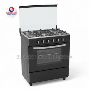 Aeon 90x60 5 Gas Burner Black Acg9050