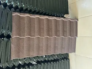 Plane Quality Coffee Stone Coated Roofing Tiles