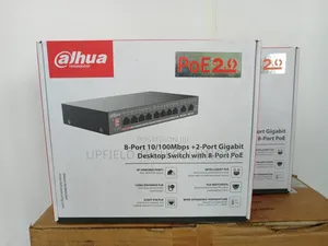 Dahua 8-Port Poe With 2 Uplinks (Unmanaged)