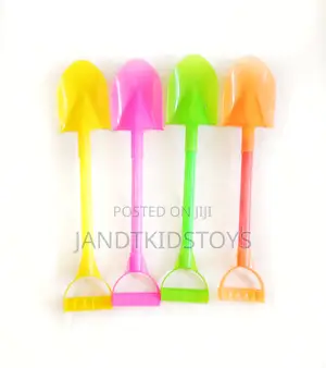 Plastic Beach Gardening and Sand Shovel for Kids-Set of 4