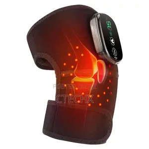 Comfier Cordless Knee Massager, Heated Knee Brace Wrap With Vibration