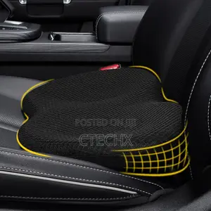 Kingphenix Wedge Car Seat Pillow: Memory Foam for Back Pain Relief