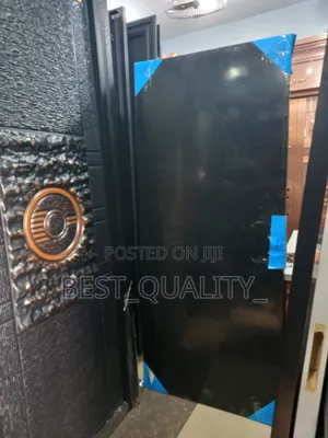 Plain Black Panel Door Without Panels