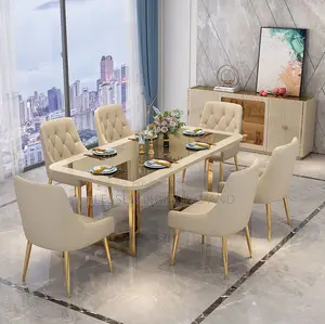 Luxury Turkish 6 Seater Dinning Set for Modern Dinning Room
