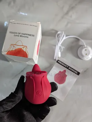Rose Tongue Licking Vibrator Nipples Dildo Sex Toy for Women