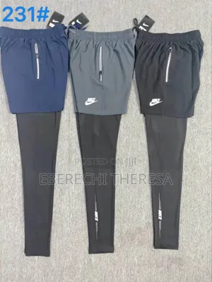 Men Sports Short With Long Tight