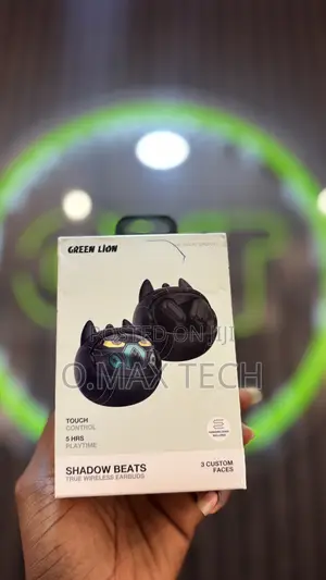 Green Lion Shadow Beats True Wireless Earbuds - Black