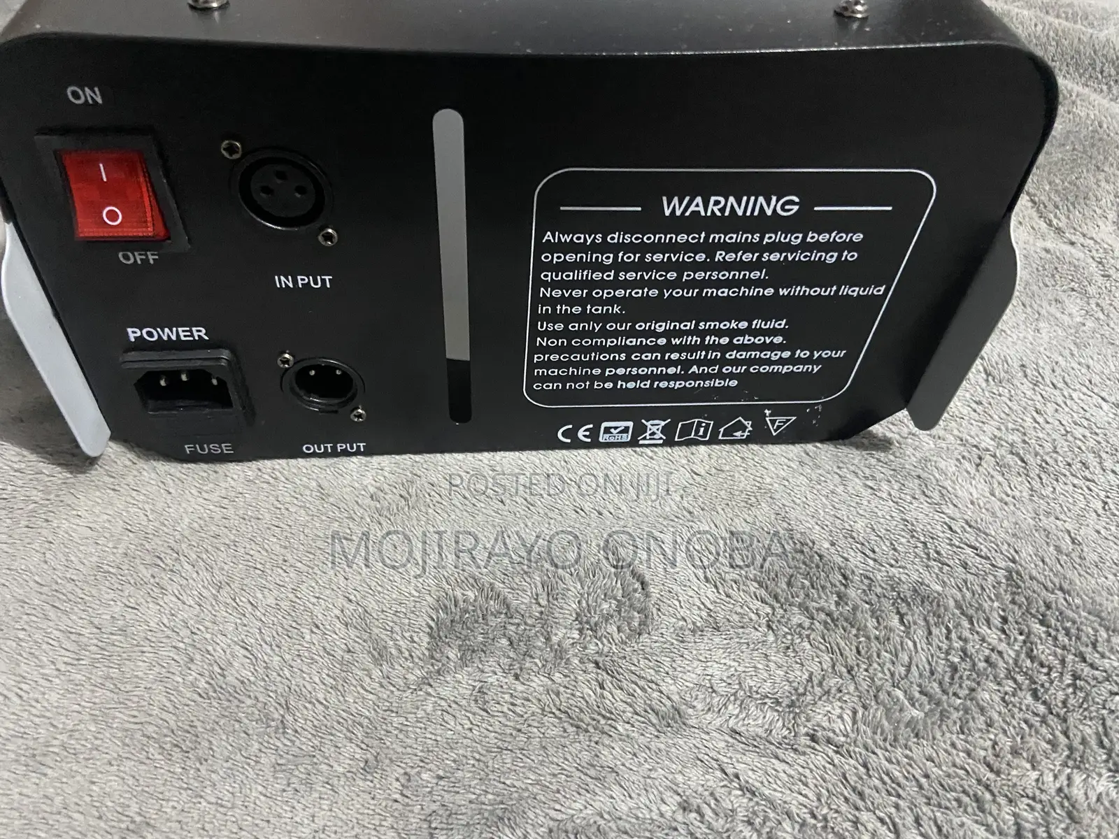 Fog Machine With Lights