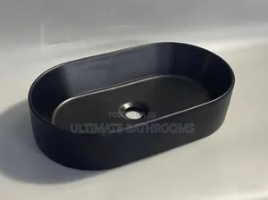 Matte Black Counter Top Washing Hand Basin 025