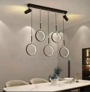 Modern Restaurant Chandelier Lighting Nordic Minimalist Design Black