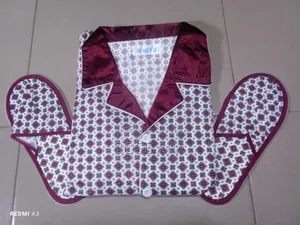 Unisex Adult Pyjamas Set With Slippers