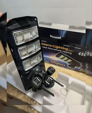 Solar-powered Street Light With An Integrated Cctv Camera System.