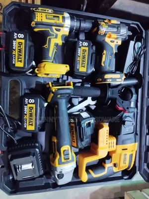 Dewalt 4 In 1 Set Of Power Tools , Drill Machine,Hammer Drilling Etc