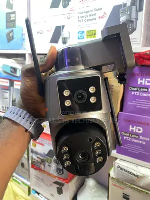 Cenco Vision 12mp 4g/5g Lte Hd Dual Lens Solar PTZ Ubox Camera