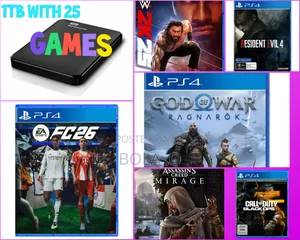 1tb Harddrive + Fc 26,Hogwarts Legacy 20 Game for Hack Ps4