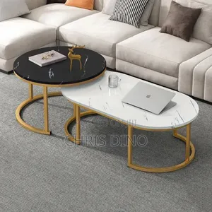 Oval and Round Center Table