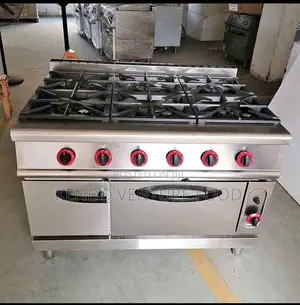6burner Gas Cooker With Oven