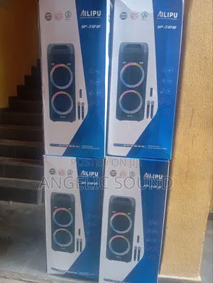Original Ailipu Double 12 Inches Speaker, With Musical Light