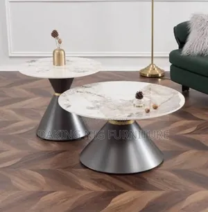 Ceramic Coffee Table With Stool