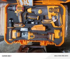 Ingco Cordless Tools Box 3 in 1 Cutting, Drilling Rotary Hammer
