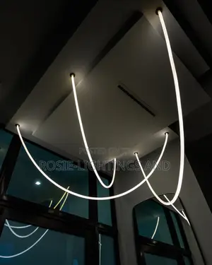Contemporary Flexible Linear Pendant Light