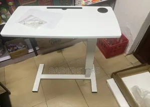 Adjustable Laptop Table With Lever With Wheels
