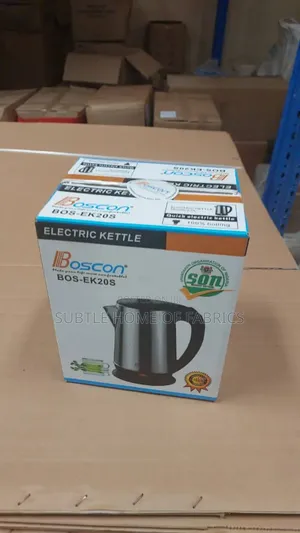 Boscon Electric Kettle-Fast Boiling, Durable Stainless Steel, 2literl