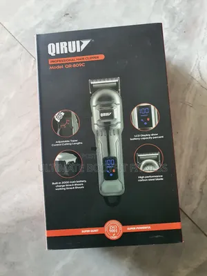 Brand New Qiruiz Qr-809c Rechargeable Cordless Clipper