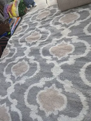 7x10fts Gray/Gold/ Cream American Shaggy Rug