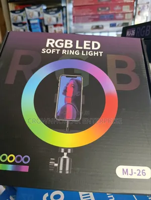 RGB Led Soft Ring Light 10 Inches Ringlight