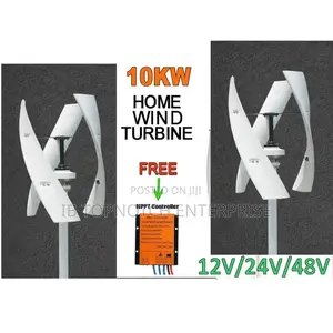 Go Green and Save: 10,000w 48v Vertical Wind Turbine for Clean Living
