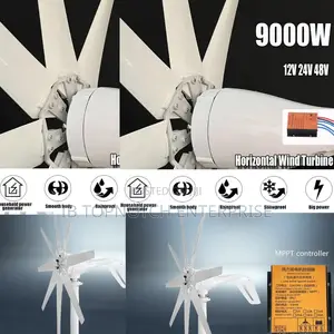 Zero Emissions, Maximum Output: 9000w 48v Horizontal Wind Power