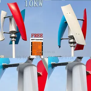 Perfect for Off-Grid Living: 10,000w 48v Vertical Wind Turbine System