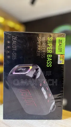 Zealot New S85 Portable 50w Bluetooth Speaker Rgb Light, 8000mah