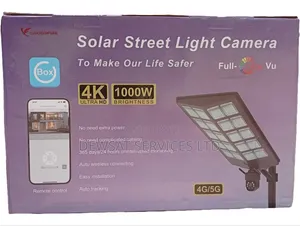 Crossfire 4mp Solar Street Light Camera