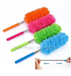 Microfibre Duster With Adjustable Long Handle for Cleaning