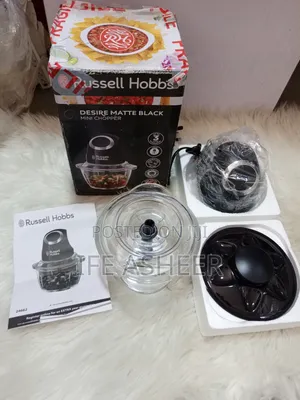 Fairly Used Russell Hobbs Desire Mini Chopper -a Little Cracked Cover