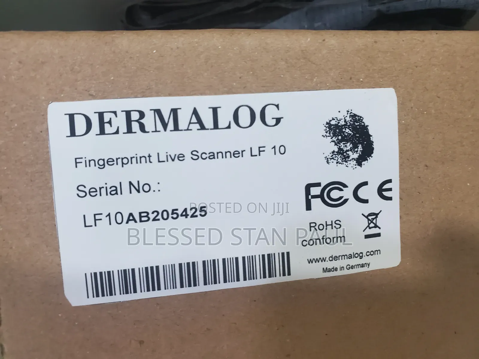 Dermalog Fingerprint Scanner Lf10