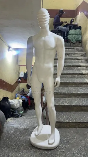 Plastic White Spider Face Male Display Mannequin