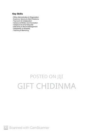 Entry Level Administrative Personnel