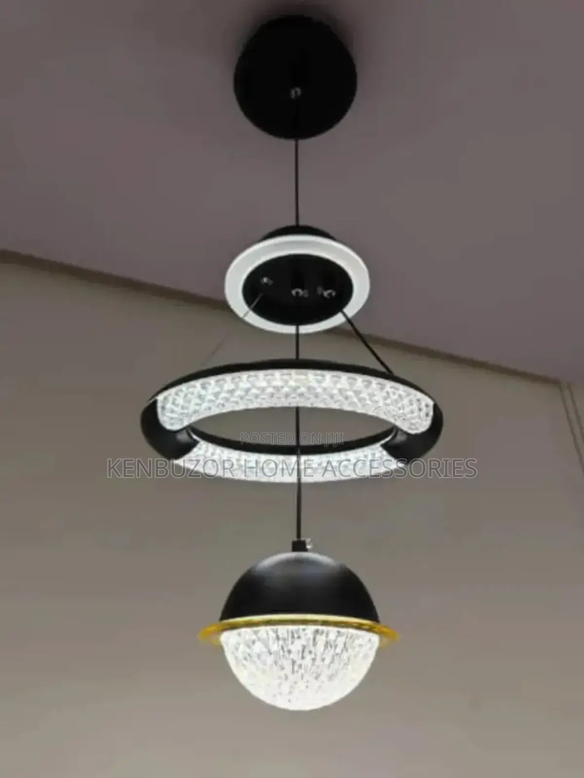 Black Hanging Chandelier