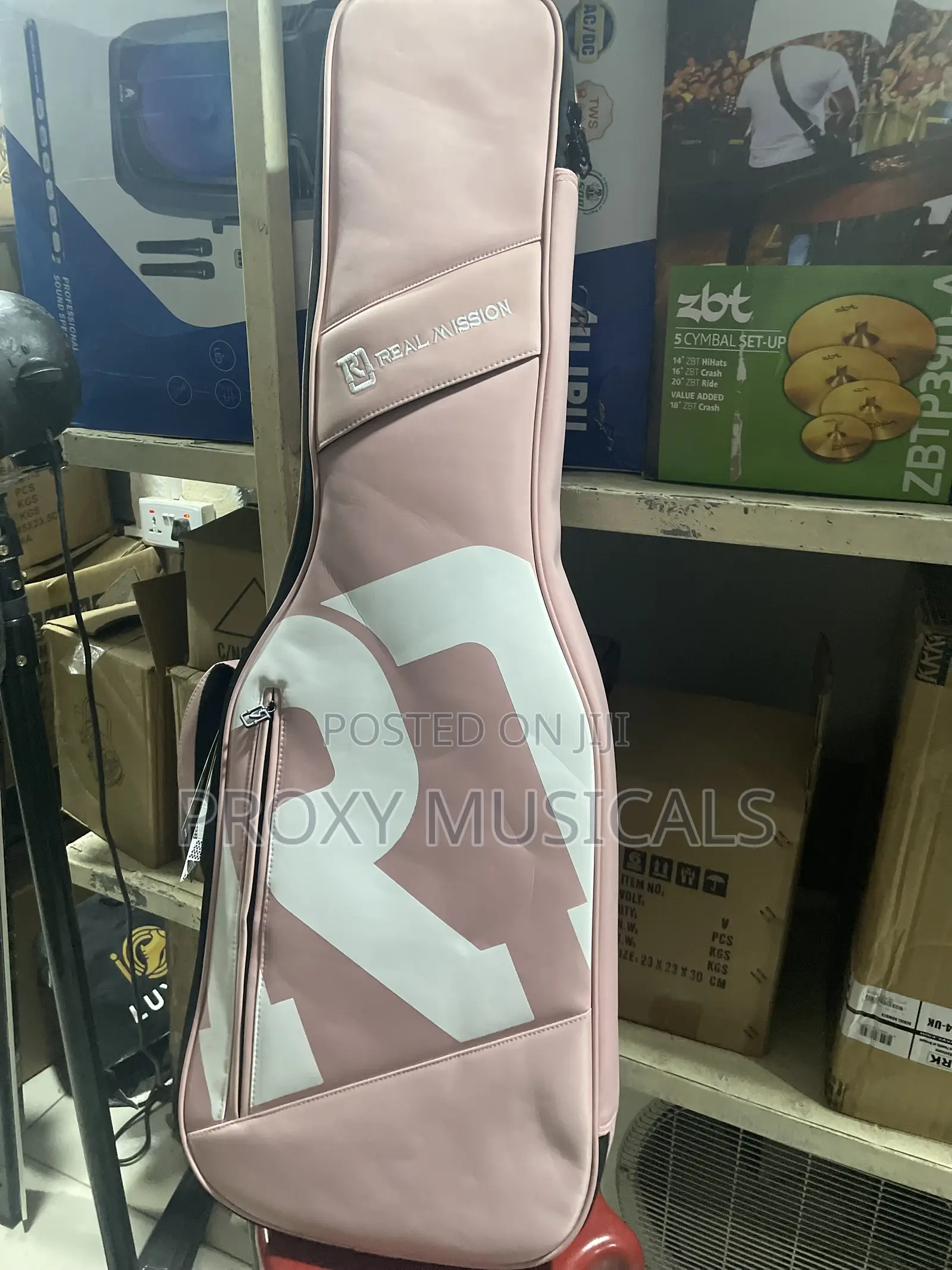 Professional Electric Guitar Bag - Pink