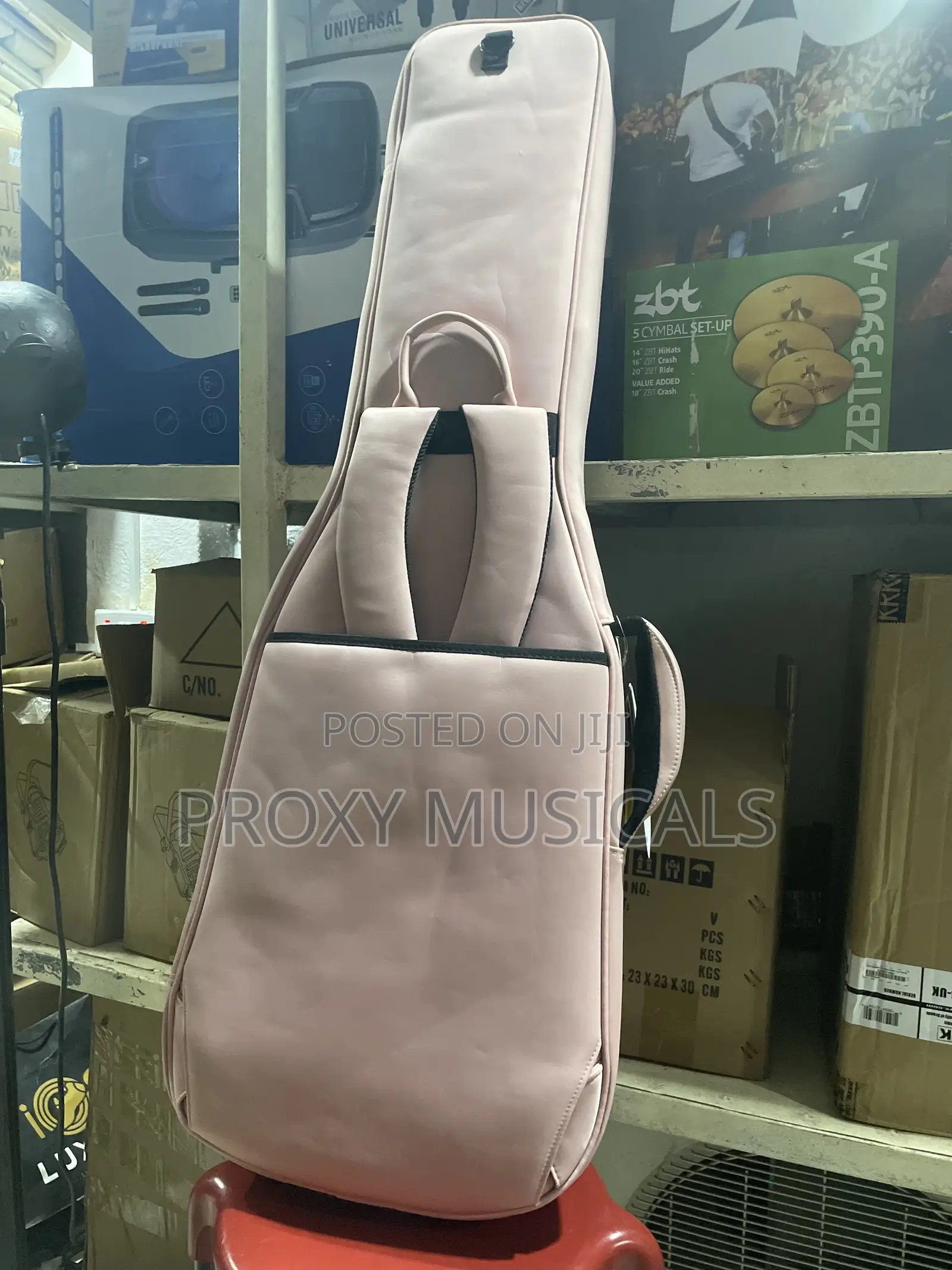 Professional Electric Guitar Bag - Pink