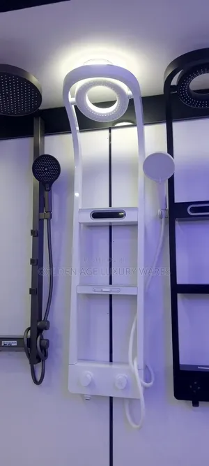 White Thermostatic Shower