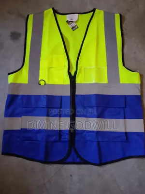 Zip And Pocket Reflective Jacket