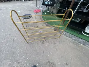 Golden Shoe Rack