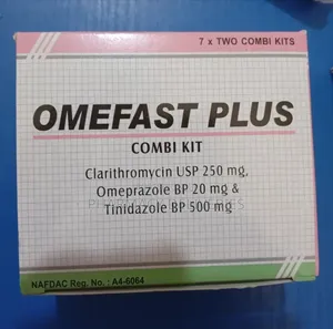 Omefast Plus Combi Kit Complete Relief For Stomach Ulcer Infection
