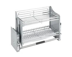 Original Stainless Steel Pull Down Plate Rack
